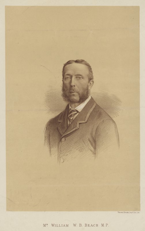 Sr. William W B B Beach, deputado (litho) de English School