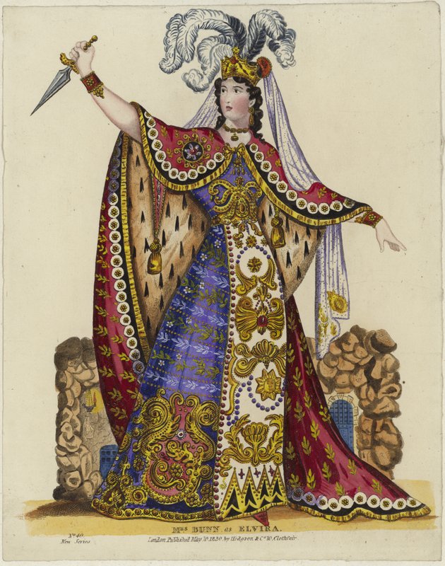 Mrs Bunn as Elvira de English School