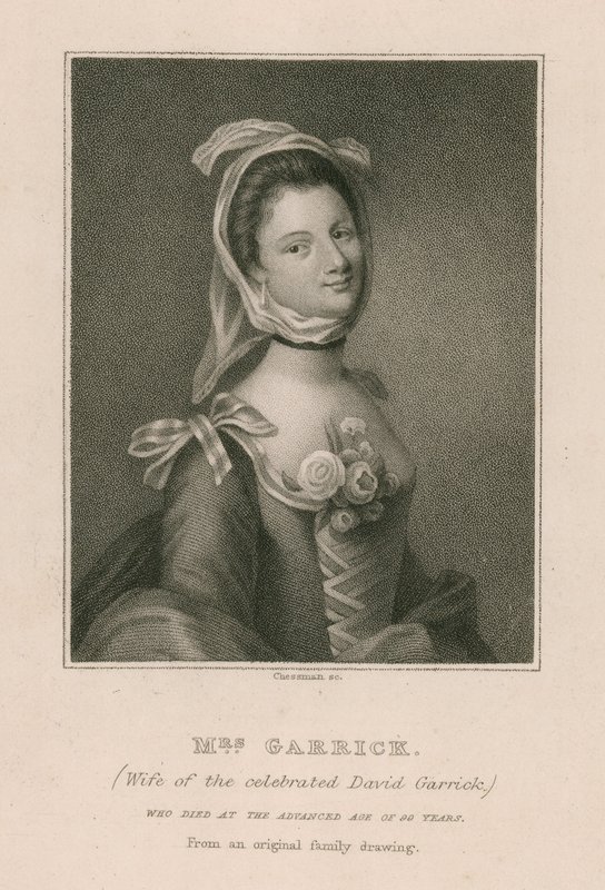 Sra. Garrick, esposa do célebre David Garrick de English School