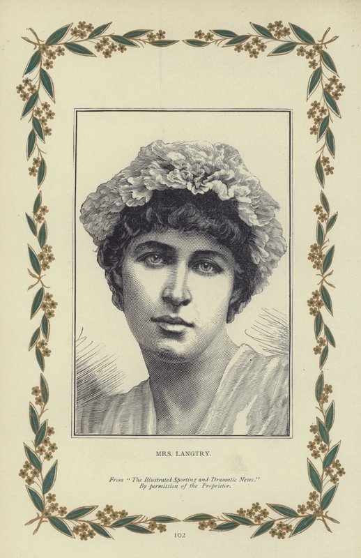 Sra. Langtry (gravura) de English School