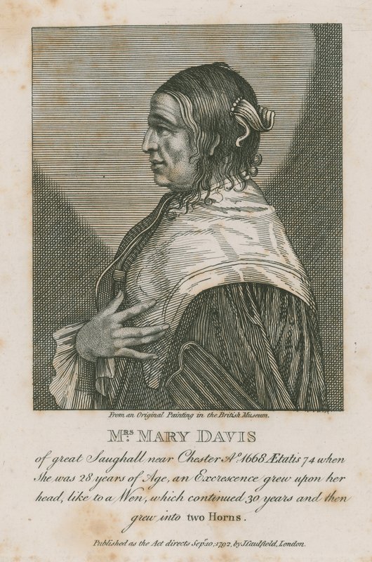 Sra Mary Davis de grande Saughall perto de Chester, 1668 de English School