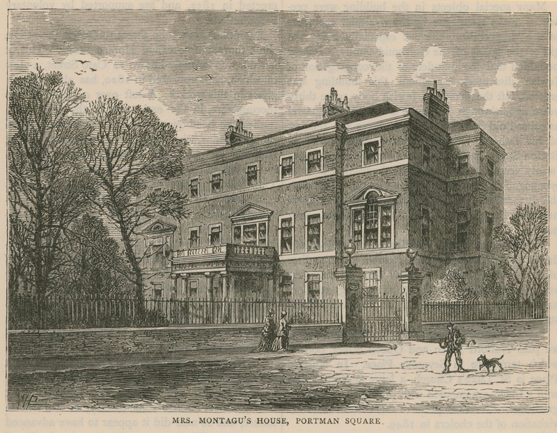 Casa da Sra. Montagus, Portman Square, Londres de English School