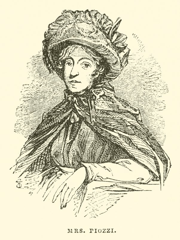 Sra. Piozzi (gravura) de English School