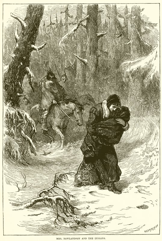 Sra. Rowlandson e os índios de English School