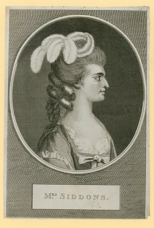 Sra Sarah Siddons, atriz de English School
