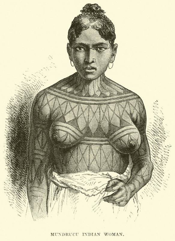 Mundrucu mulher indiana de English School