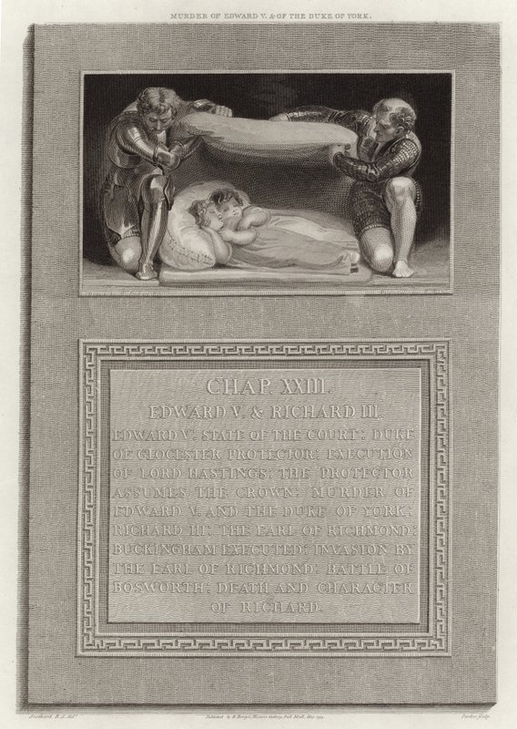 Assassinato de Edward V e do duque de York de English School