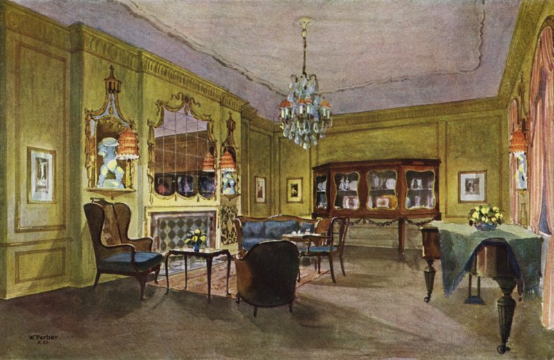 Sala de Música (lito a cores) de English School