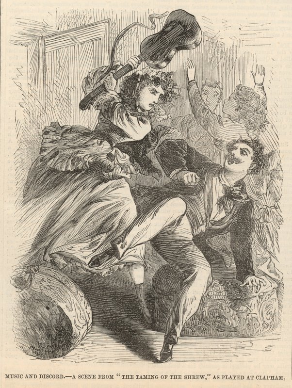 Música e discórdia; Uma cena de The Taming of the Shrew tocada em Clapham de English School