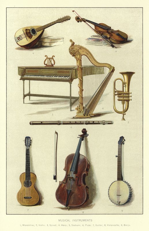 Instrumentos musicais de English School