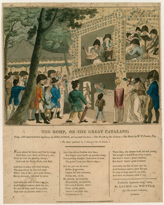 Pontuação musical; O rompimento; ou, o grande Catalani de English School