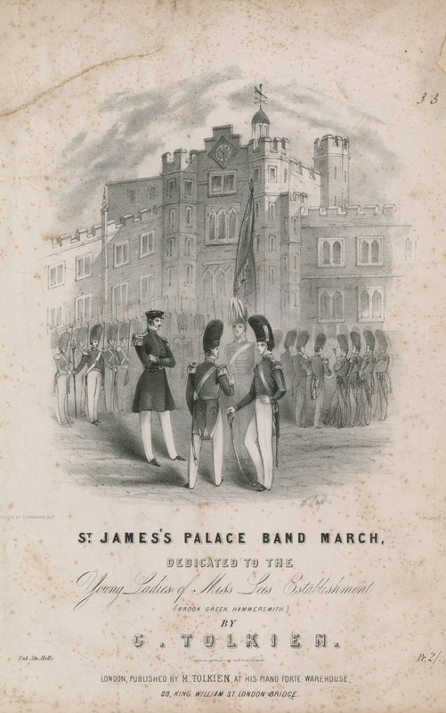 Partitura de St Jamess Palace Band March de English School