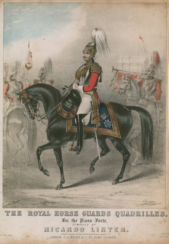 Partitura de The Royal Horse Guards Quadrilles de English School
