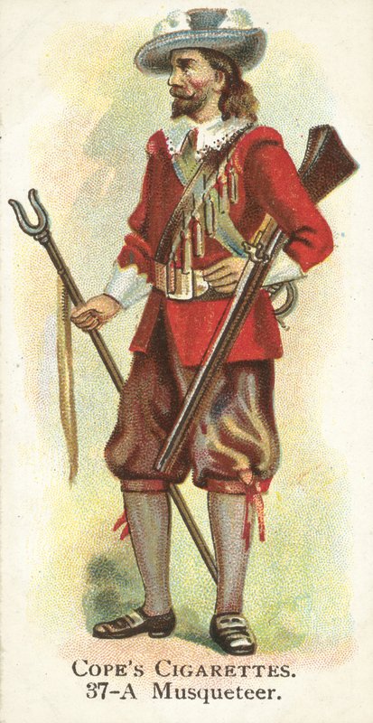 Musquetteer (cromolitho) de English School