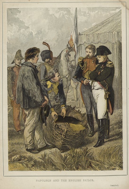 Napoleão Bonaparte e o marinheiro inglês de English School