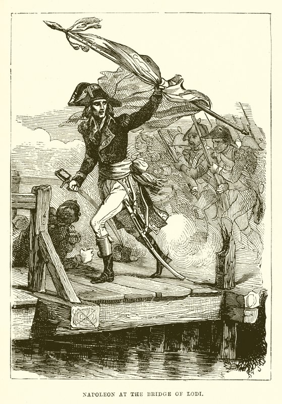 Napoleão na ponte de Lodi de English School