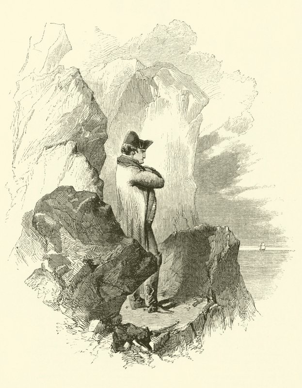 Napoleão no exílio (gravura) de English School