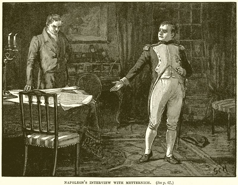 Entrevista de Napoleão com Metternich de English School