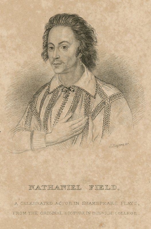 Nathaniel Field, um ator célebre em peças de Shakespeare de English School
