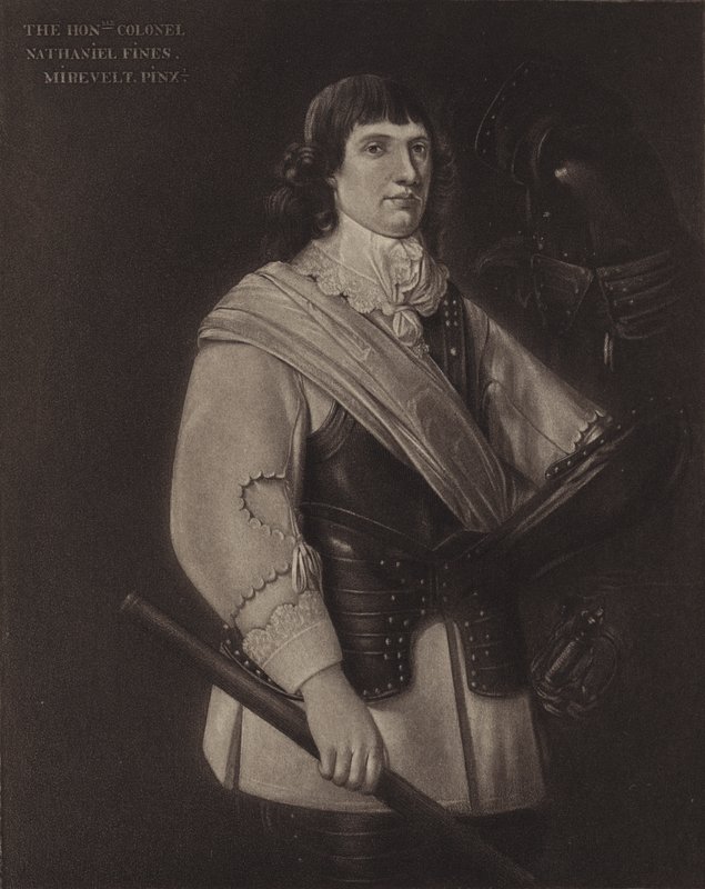 Nathaniel Fiennes, Comissário do Grande Selo (litografia) de English School