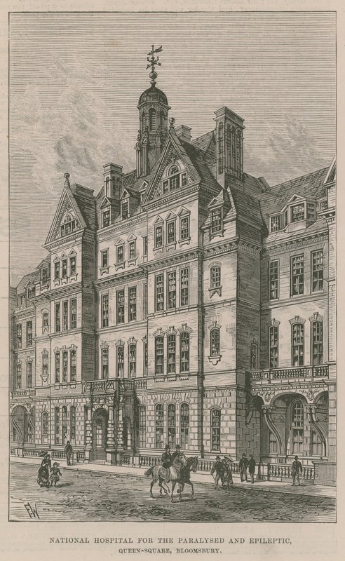 Hospital Nacional para o Paralisado e Epiléptico, Queen Square, Bloomsbury de English School