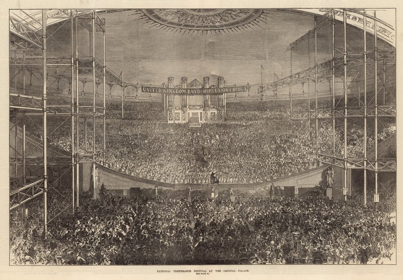 Festival Nacional de Temperança no Palácio de Cristal de English School