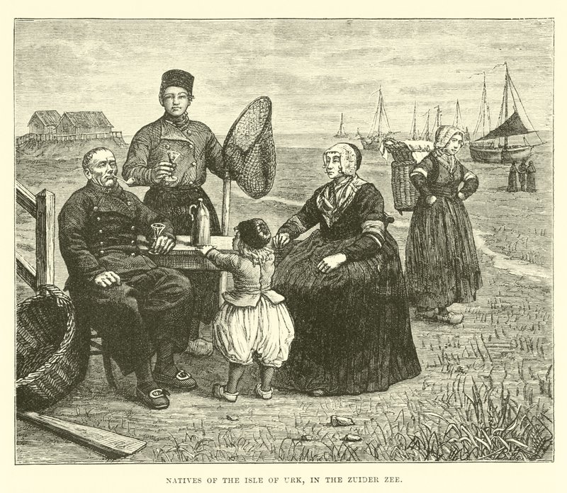 Nativos da ilha de Urk, no Zuider Zee de English School