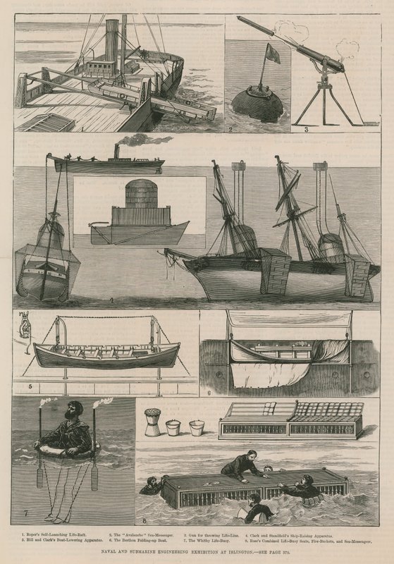 Exposição de Engenharia Naval e Submarina em Islington de English School