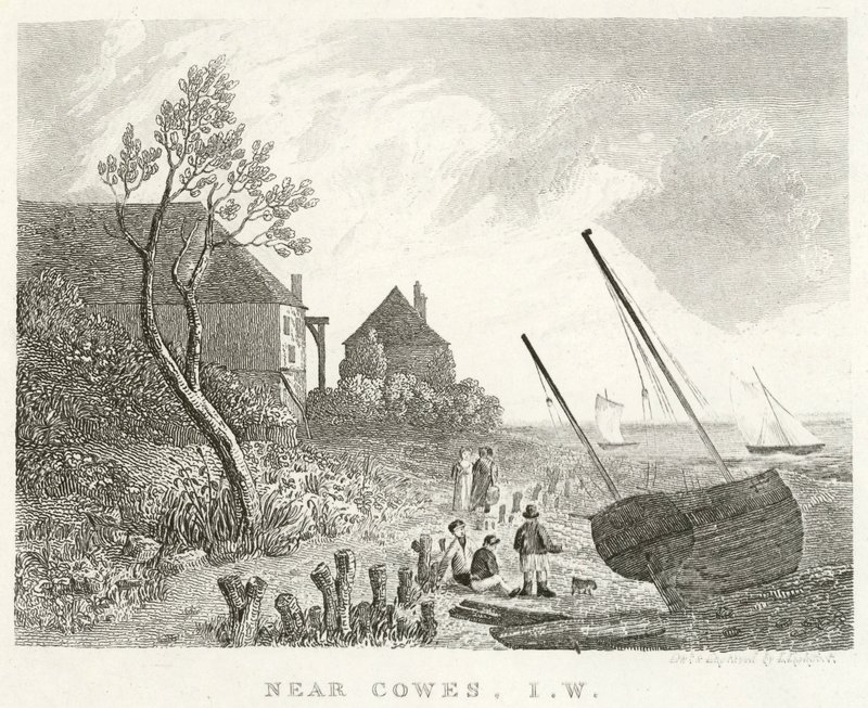 Perto de Cowes, Ilha de Wight de English School