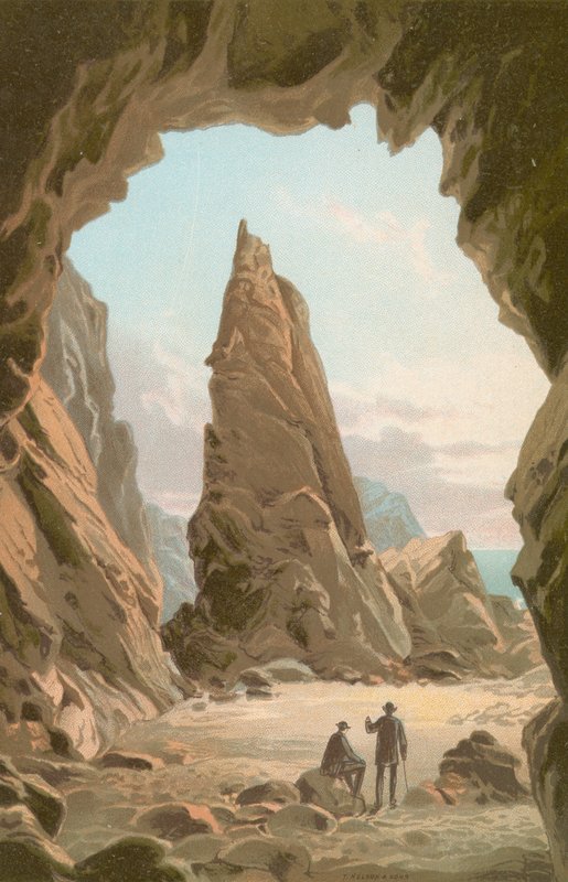 Caverna da rocha da agulha - Jersey de English School