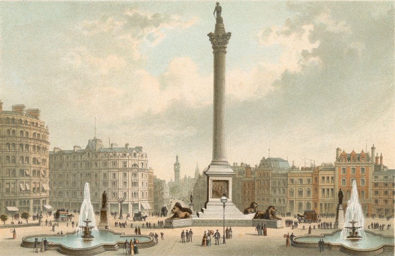 Monumento de Nelson - Trafalgar Square de English School