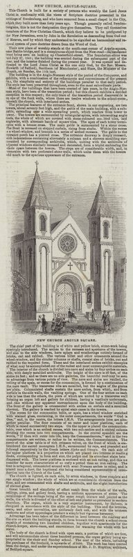 Nova Igreja, Argyle-Square (gravura) de English School