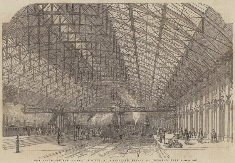 A nova estação ferroviária Grand Central, em Birmingham, foi inaugurada na quinta-feira de English School