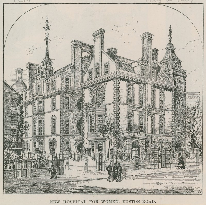 Novo Hospital para Mulheres, Euston Road, Londres de English School