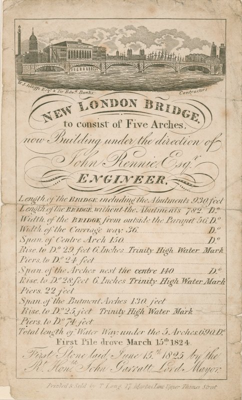 New London Bridge - Engenheiro John Rennie de English School