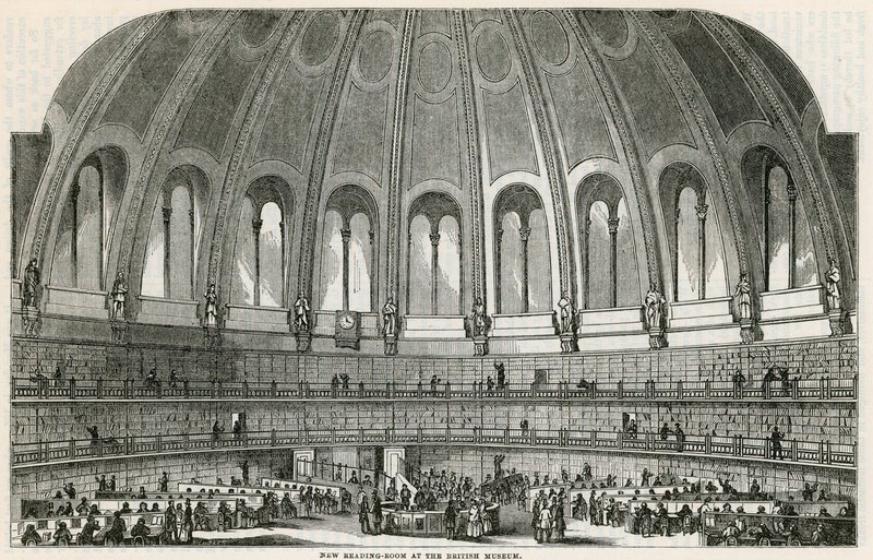 Nova sala de leitura no Museu Britânico de English School