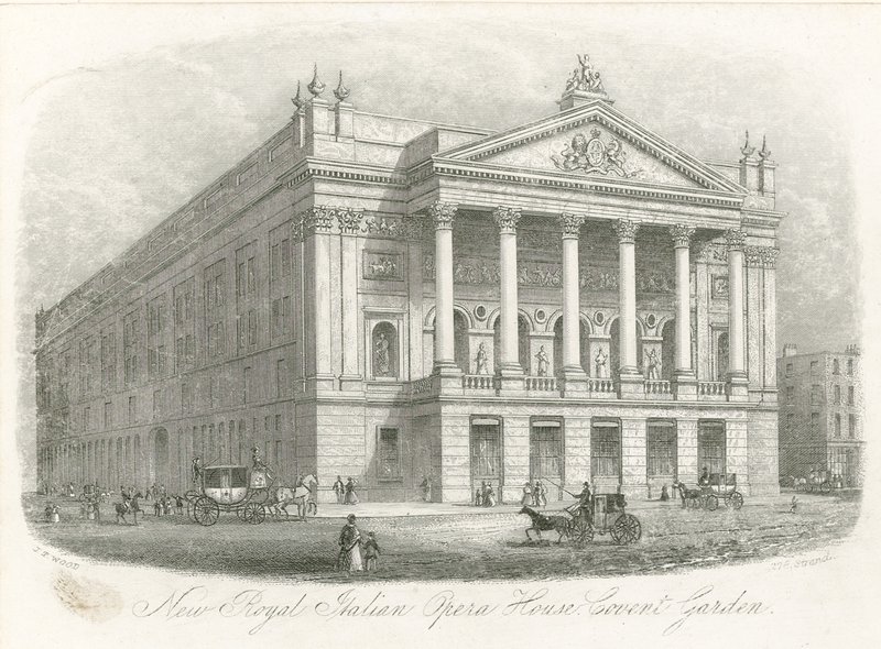 Nova Ópera Real Italiana, Covent Garden, Londres de English School