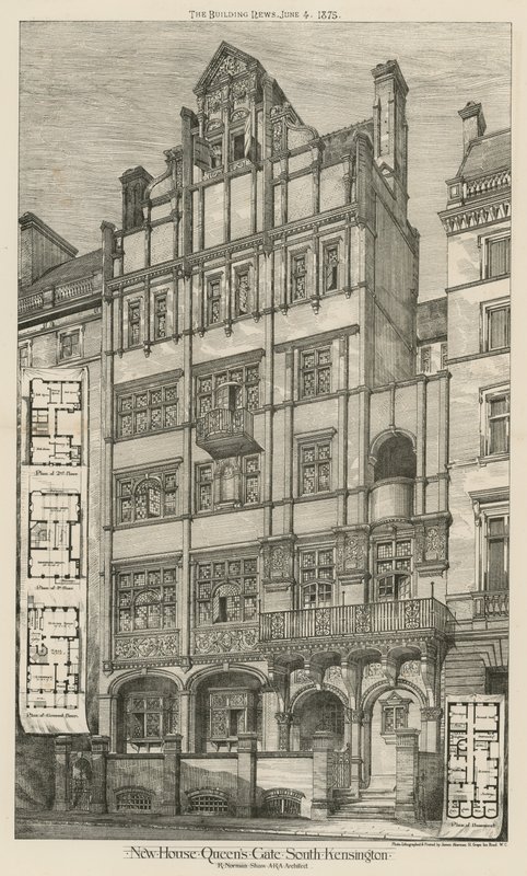 Nova casa, Queens Gate, South Kensington, Londres de English School