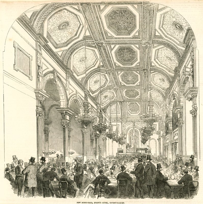 Novo auditório, Evans Hotel, Covent Garden, Londres de English School
