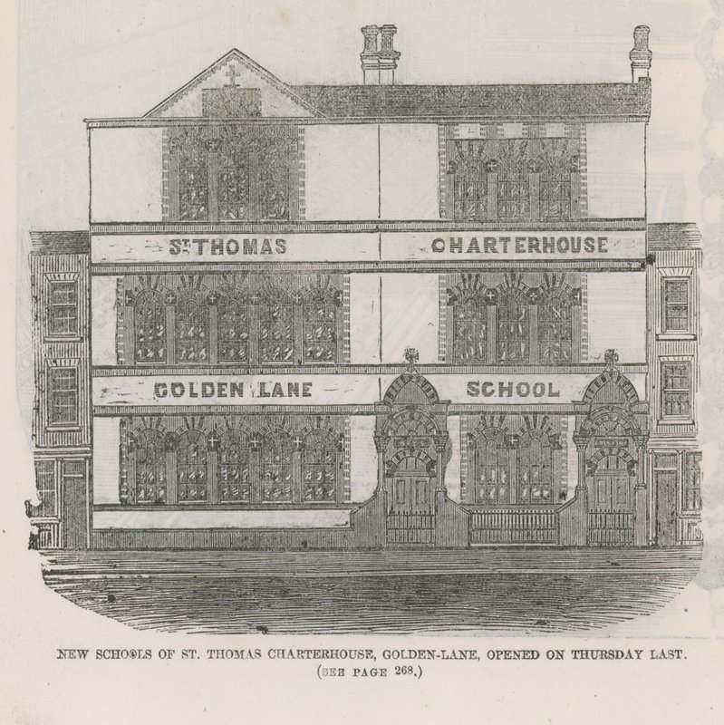 Novas escolas de St Thomas Charterhouse de English School