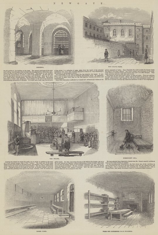 Newgate (gravura) de English School