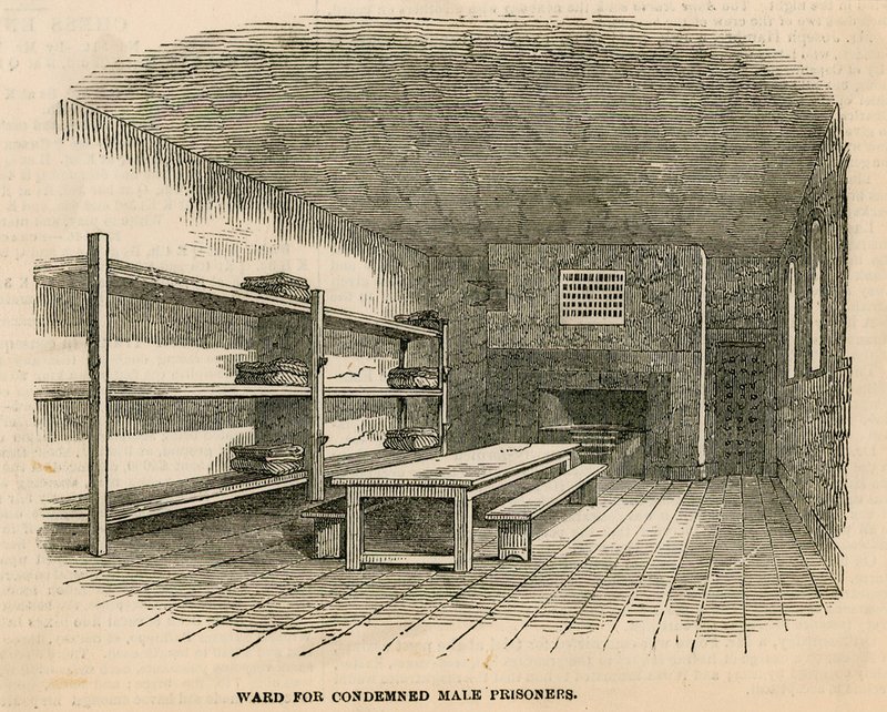 Prisão de Newgate. Ala para prisioneiros condenados de English School