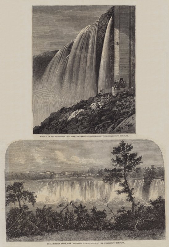 Cataratas do Niágara (gravura) de English School