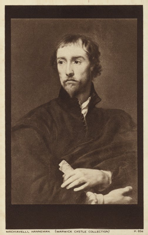 Niccolo Machiavelli, diplomata italiano, político, filósofo e escritor (litho) de English School
