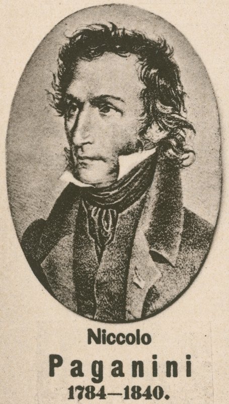 Niccolo Paganini (gravura) de English School