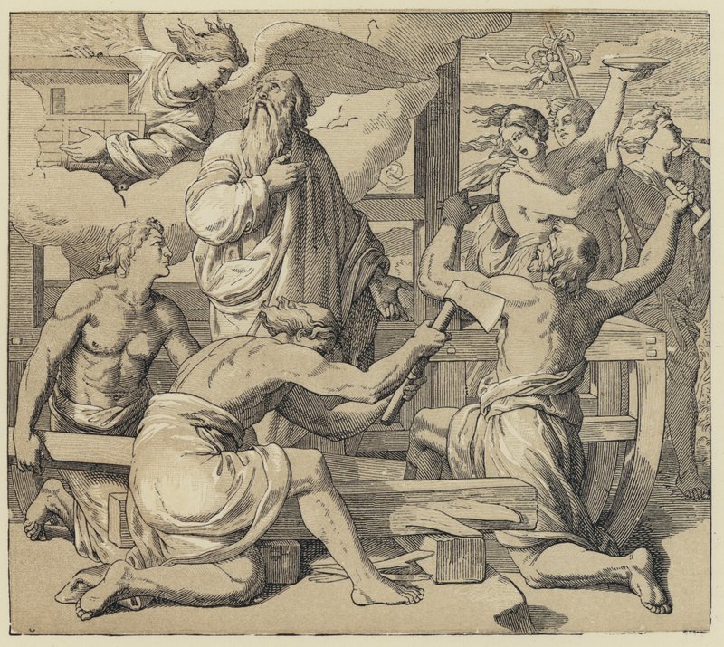 Arca de Noé (gravura) de English School
