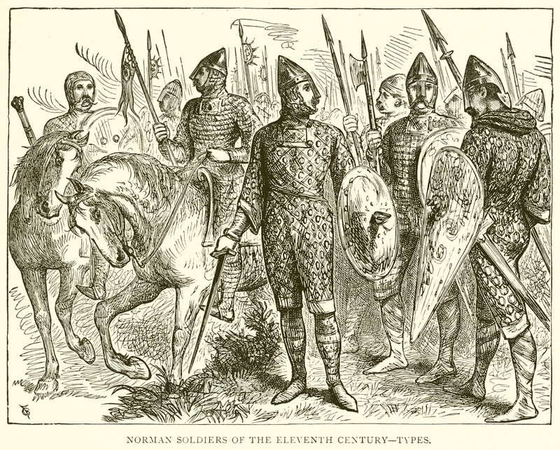 Soldados normandos do século XI - Tipos de English School