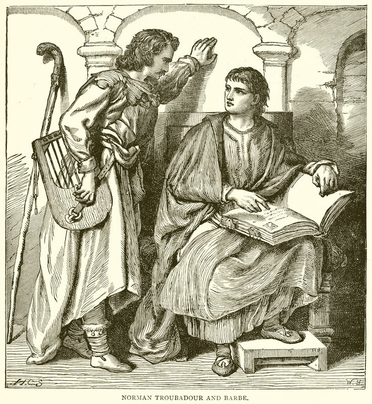 Troubadour e barcaça normandos de English School