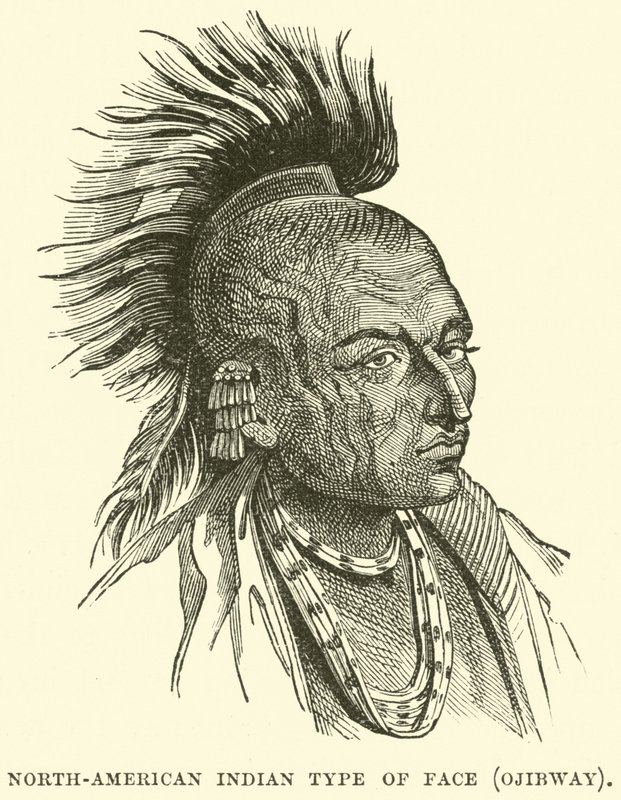 Tipo de rosto indiano norte-americano, Ojibway de English School