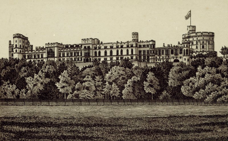 Frente Norte, Castelo de Windsor de English School